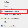   Reading this tutorial will show you how to add ‘Show File Extension’ to context menu in windows 7 without displaying console(command prompt) using only a single file. For adding […]